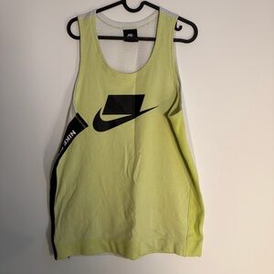 Nike Lime/Black Athletic Tank Top